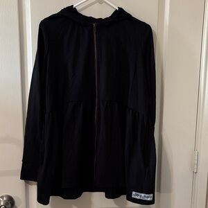 North of Nashville Black Feminine Hoodie with Brass Zipper Boutique